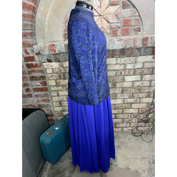 skirt set blouse drop waist skirt lace purple black goth - Picture 10 of 15